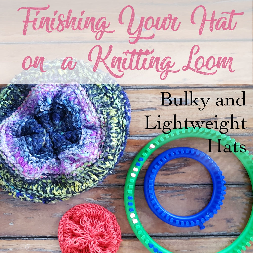I make loom hats, but the area between the loops always ends up