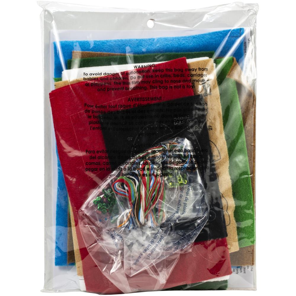 Bucilla felt kit customizable Christmas Dog Lover Stocking Kit