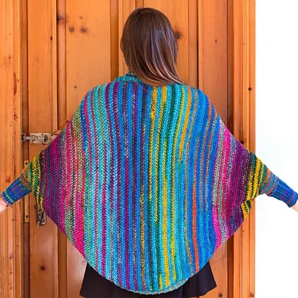 Koza Cocoon Wrap Knitting Kit & Yarn Set, Urth Yarns, Fall Knit Kit Koza Cocoon Wrap Knitting Kit Yarn Designers Boutique