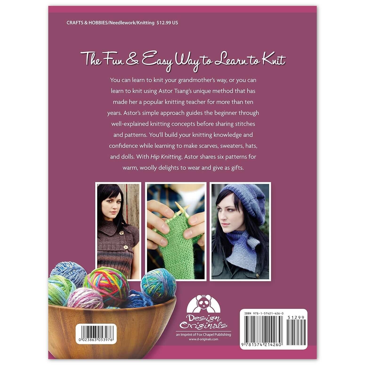 Knitting Patterns Hip Knitting: Stylish Projects for the Absolute Beginner Easy Knitting Patterns