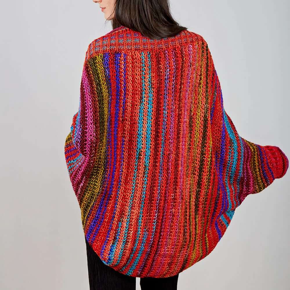 Koza Cocoon Wrap Knitting Kit & Yarn Set, Urth Yarns, Fall Knit Kit Koza Cocoon Wrap Knitting Kit Yarn Designers Boutique