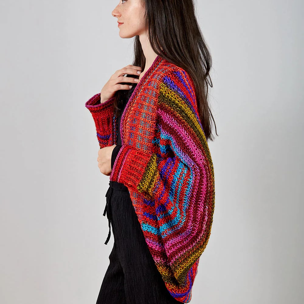 Koza Cocoon Wrap Knitting Kit & Yarn Set, Urth Yarns, Fall Knit Kit Koza Cocoon Wrap Knitting Kit Yarn Designers Boutique