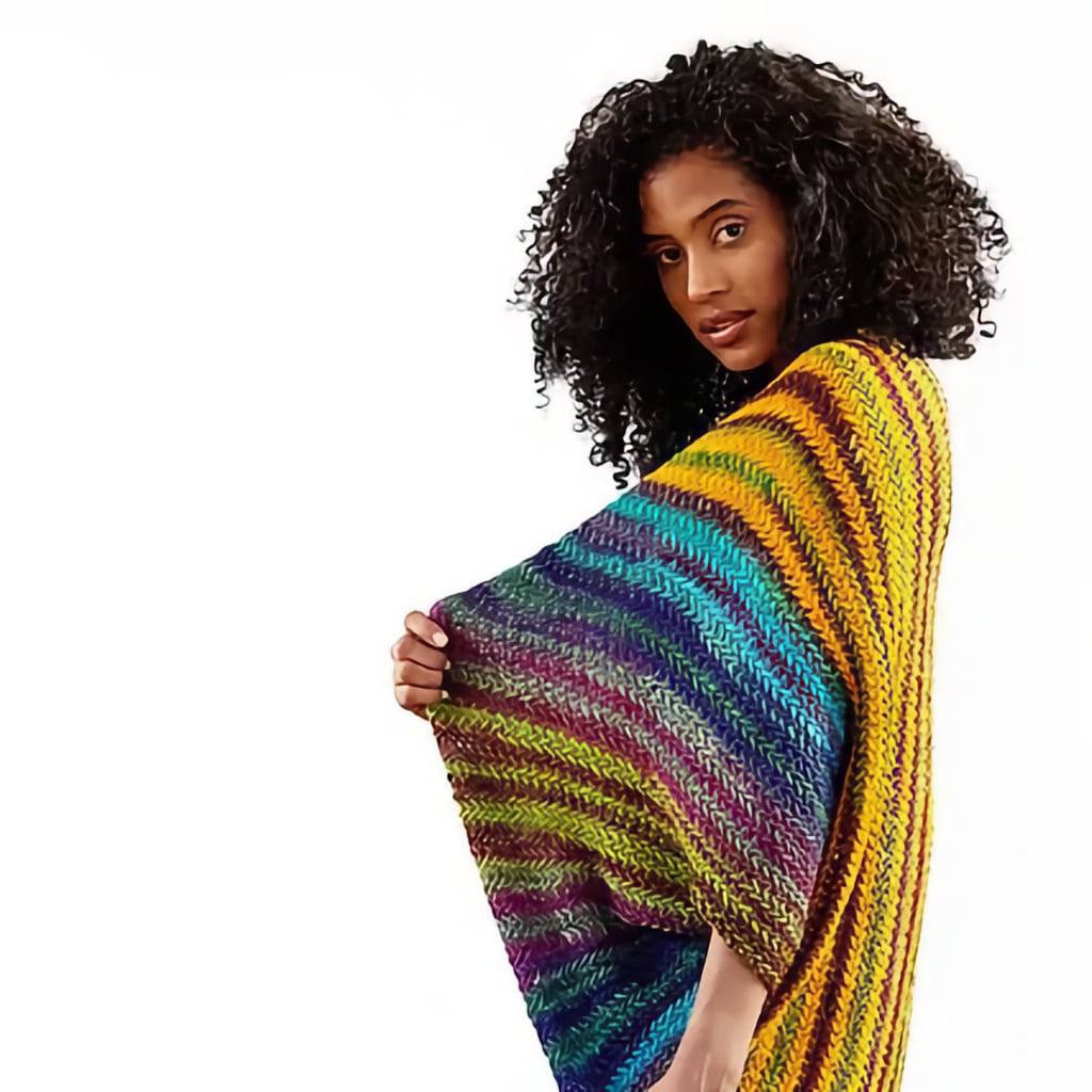 Koza Cocoon Wrap Knitting Kit & Yarn Set, Urth Yarns, Fall Knit Kit Koza Cocoon Wrap Knitting Kit Yarn Designers Boutique