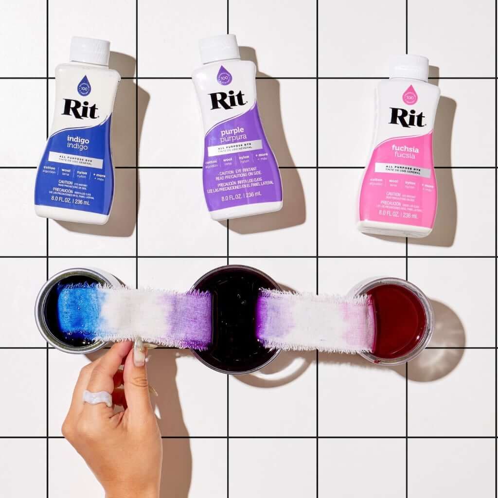RIT Dye, All Purpose 8oz Bottle Liquid Fabric Dye | Easy Clothing Dye RIT All Purpose Liquid Fabric Dye