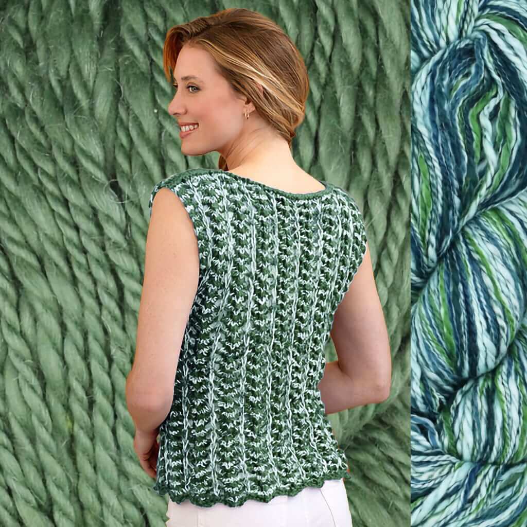 Lupine Mesh Sleeveless Top Knitting Kit