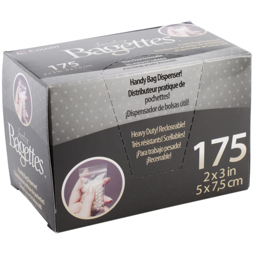 Clear Storage Bags | Mini Resealable Bags, 2" x 3" | Mini Ziploc Bags Mini Resealable Bags, 2" x 3", Box of 175 Yarn Designers Boutique