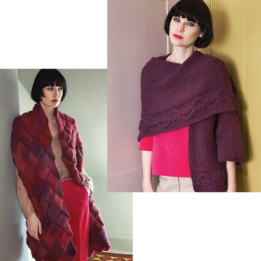 Knitting Patterns Debbie Bliss Knitting Magazine Fall/Winter 2011 Hottest Newet Latest womens wraps