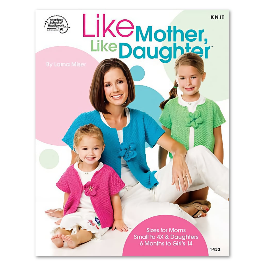 Knitting Patterns | Like Mother, Like Daughter, Kids Vest Pattern Like Mother, Like Daughter, Knitting Patterns Yarn Designers Boutique