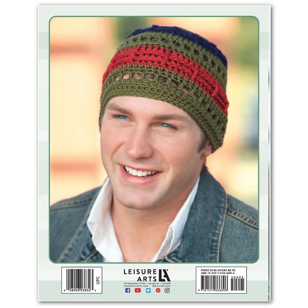 Crochet Hat Patterns Quick Caps, Crochet Patterns by Leisure Arts 7 Beanies for Teens & Adults