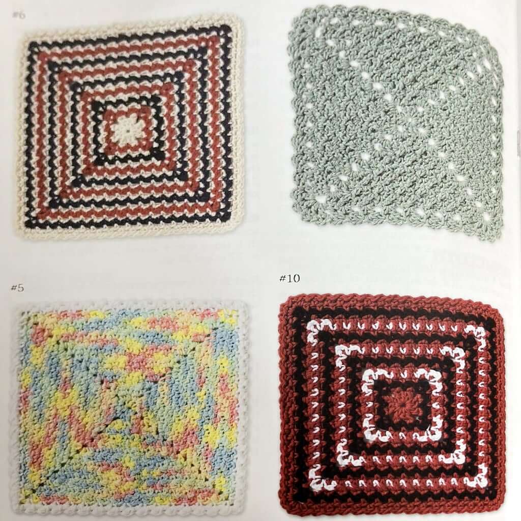 Dishcloth Patterns, Splish Splash Dishcloths, Dishcloth Crochet Patterns
