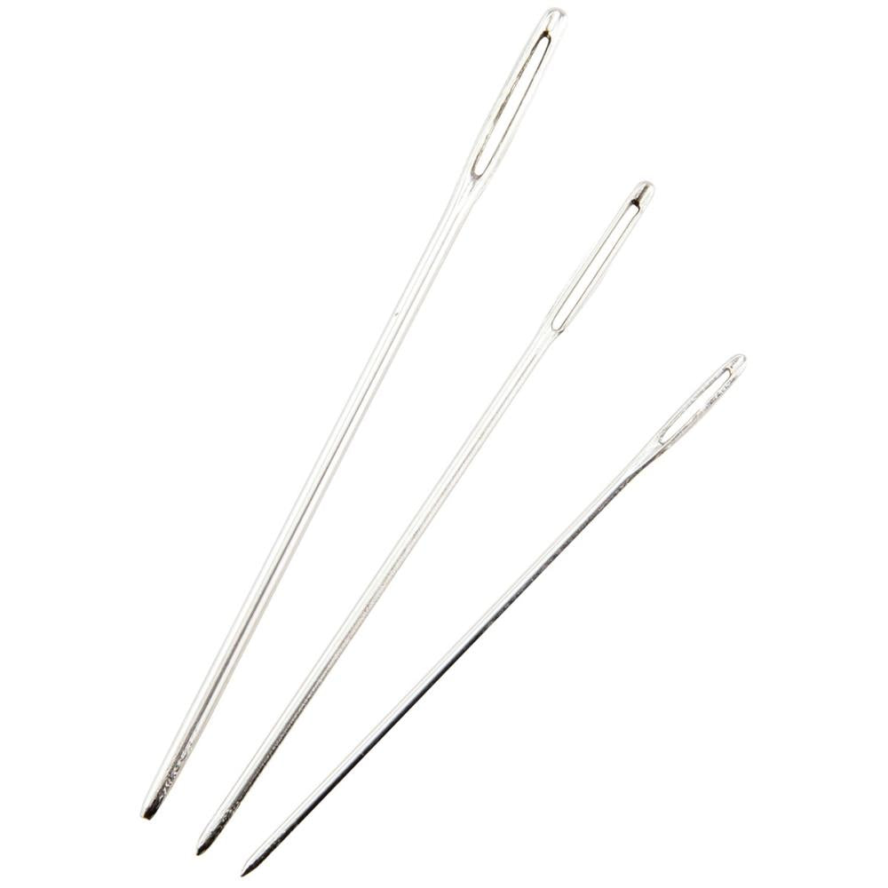 Tapestry Hand Needles  #18-24 Singer 12 Pack large eye needles cross stitch needles, blunt tip needles