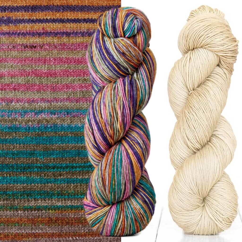 Yarn Kit for Butterfly Cowl by Marin Melchior, Includes Yarn & Pattern Butterfly Cowl Yarn Kit by MarinJaKnits Yarn Designers Boutique