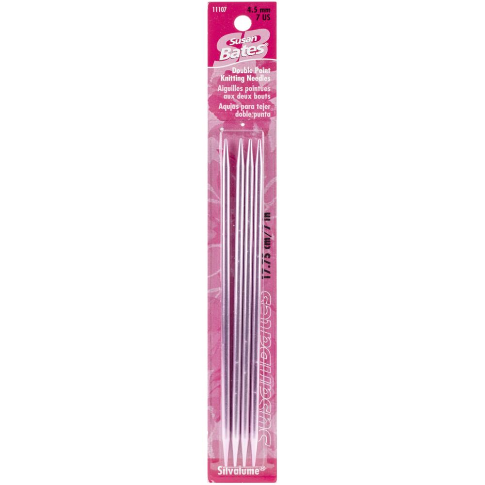 Knitting Needles | Silvalume 7" Double Pointed Needles Set of 5 Silvalume Double Pointed Needles 7", Set of 5 Yarn Designers Boutique