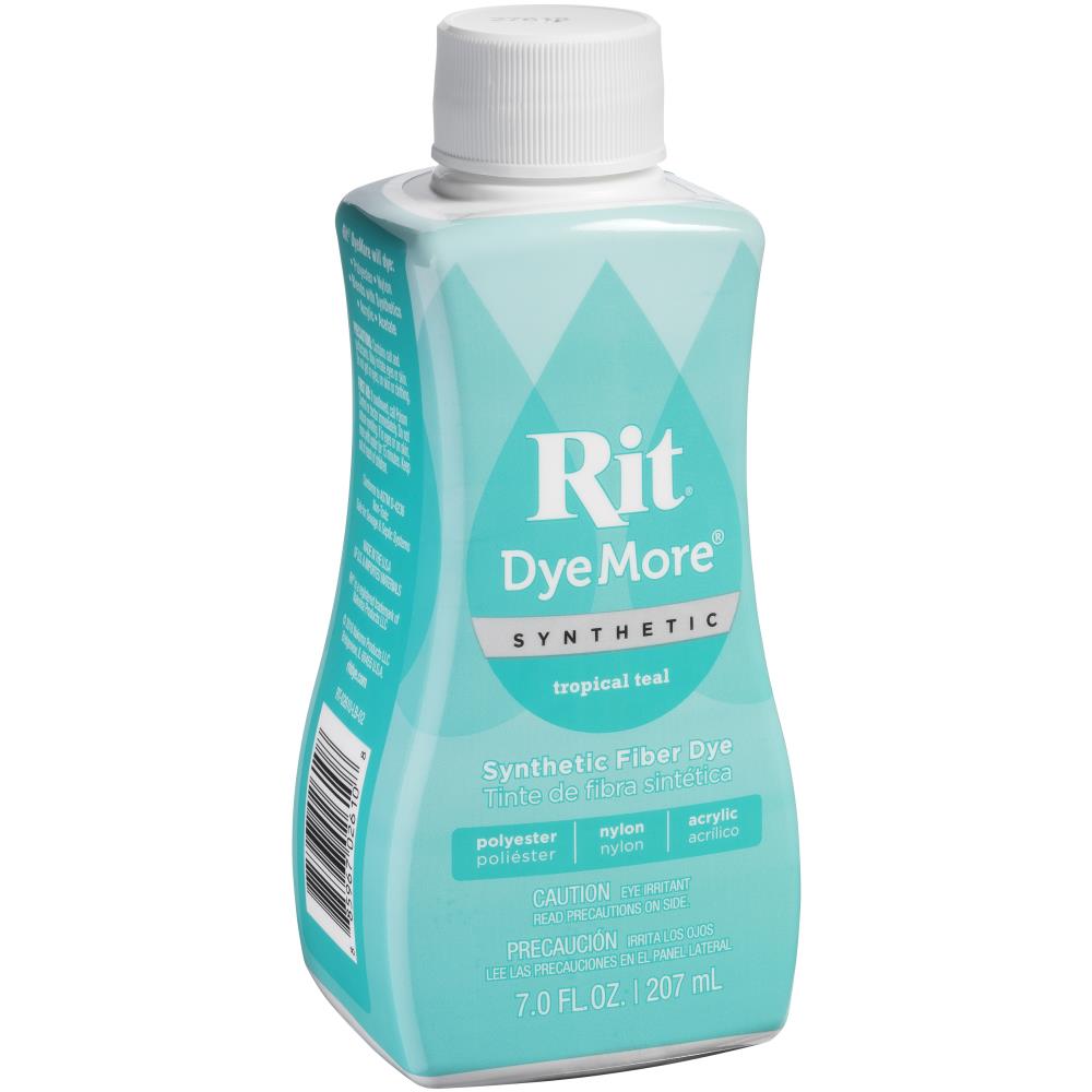 RIT Dye More 8oz Liquid Fabric Dye for Synthetic Fibers Clothing Dye Rit Liquid Dye More 7oz for Synthetic Fibers Yarn Designers Boutique