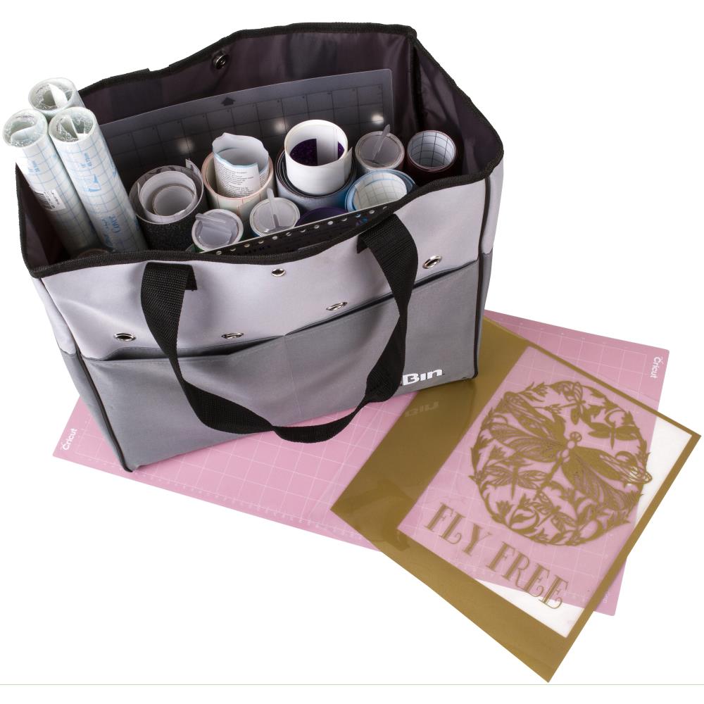 Yarn Bag | Tote by Art Bin, Crochet Bag, Yarn Organizer & Feed Holes Yarn Tote by Art Bin Yarn Designers Boutique