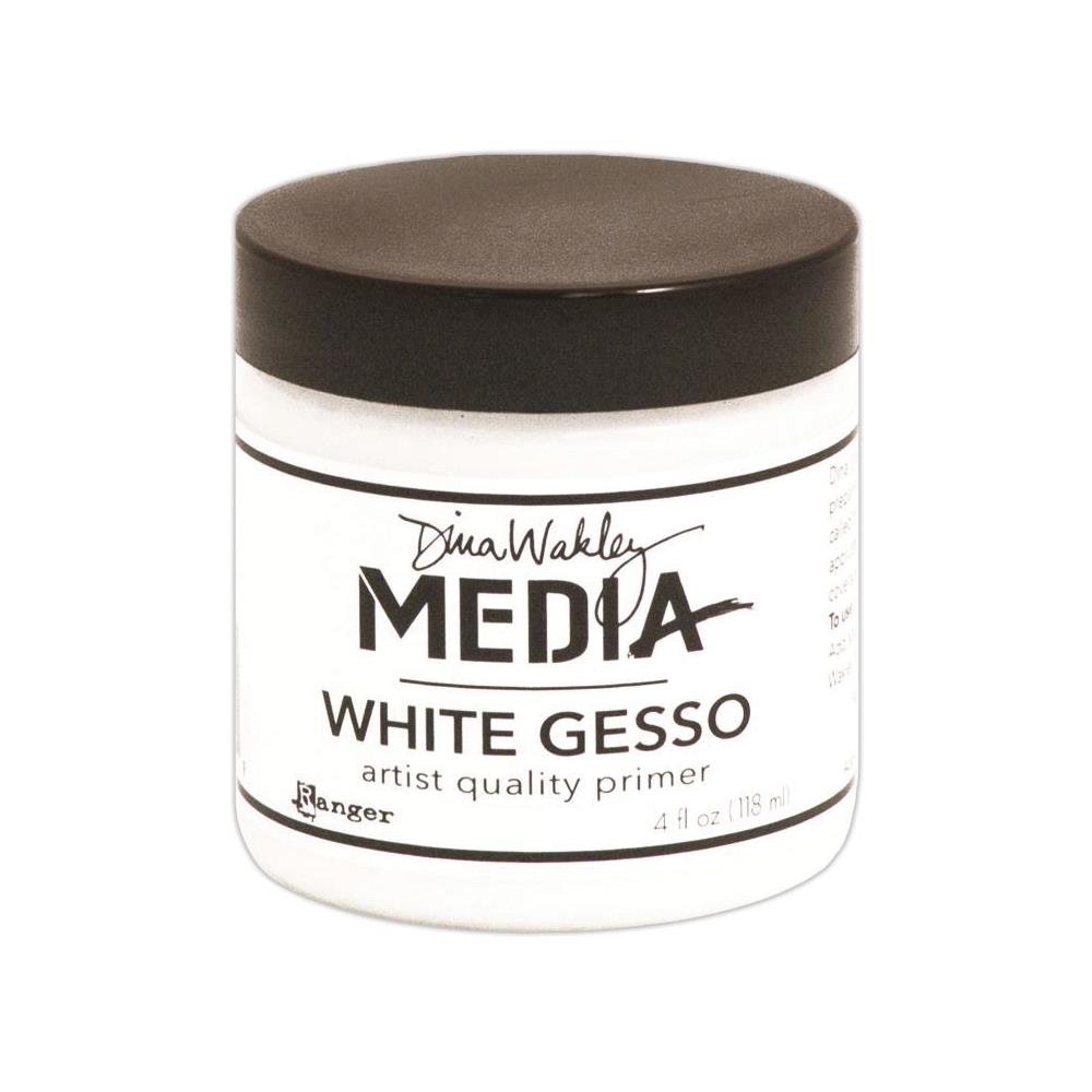 Gesso | Tim Holtz White Gesso Paint, 4 oz. | Acrylic Gesso White Gesso 4 oz. by Ranger Yarn Designers Boutique