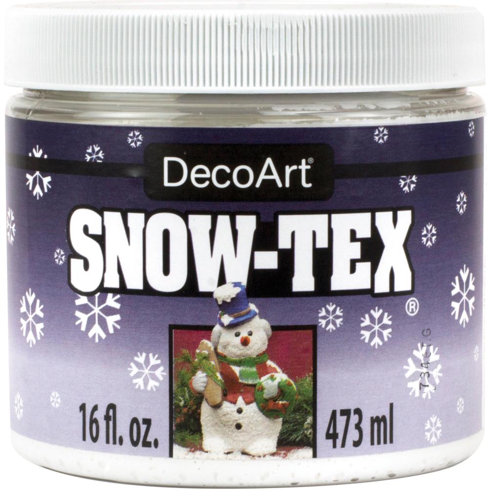 Snow Paint, White Snow Paint with Snow Texture for Holiday Decorations Snow Paint, DecoArt Snow-Tex Yarn Designers Boutique