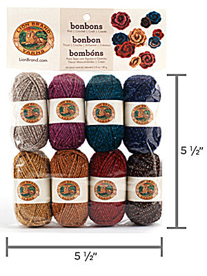 Lion Brand Yarn, Mini Skeins, Bonbons for Tiny Knit & Crochet Projects Bonbons Mini Skeins by Lion Brand Yarn Yarn Designers Boutique