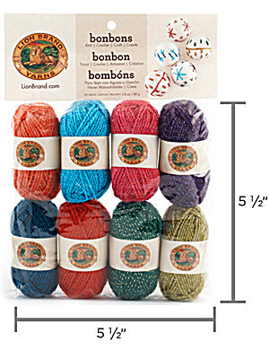 Lion Brand Yarn, Mini Skeins, Bonbons for Tiny Knit & Crochet Projects Bonbons Mini Skeins by Lion Brand Yarn Yarn Designers Boutique