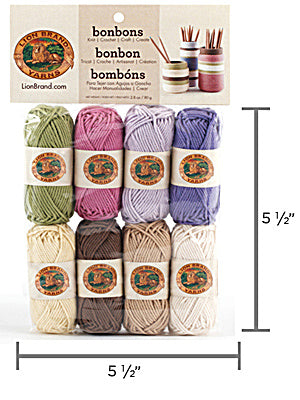 Lion Brand Yarn, Mini Skeins, Bonbons for Tiny Knit & Crochet Projects Bonbons Mini Skeins by Lion Brand Yarn Yarn Designers Boutique