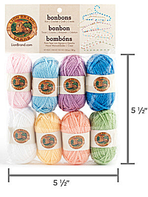 Lion Brand Yarn, Mini Skeins, Bonbons for Tiny Knit & Crochet Projects Bonbons Mini Skeins by Lion Brand Yarn Yarn Designers Boutique