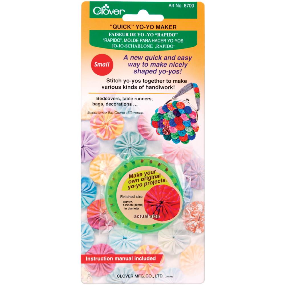 Clover Quick Yo Yo Makers, Create Uniform Yo Yo's Every Time Yo Yo Makers by Clover Yarn Designers Boutique