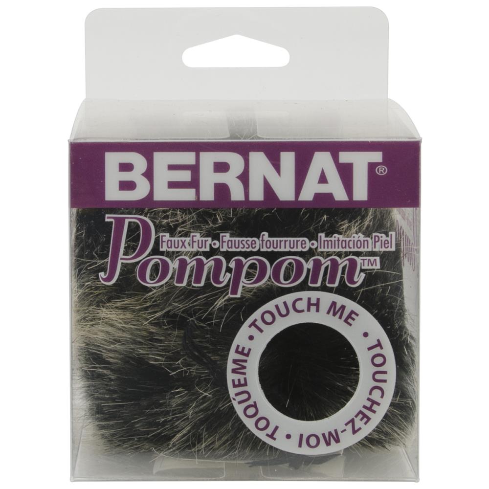 Faux Fur Pom Pom by Bernat, Large 3" Diameter, Knit a Pom Pom Hat Faux Fur Pompoms by Bernat, Large 3" Diameter Yarn Designers Boutique