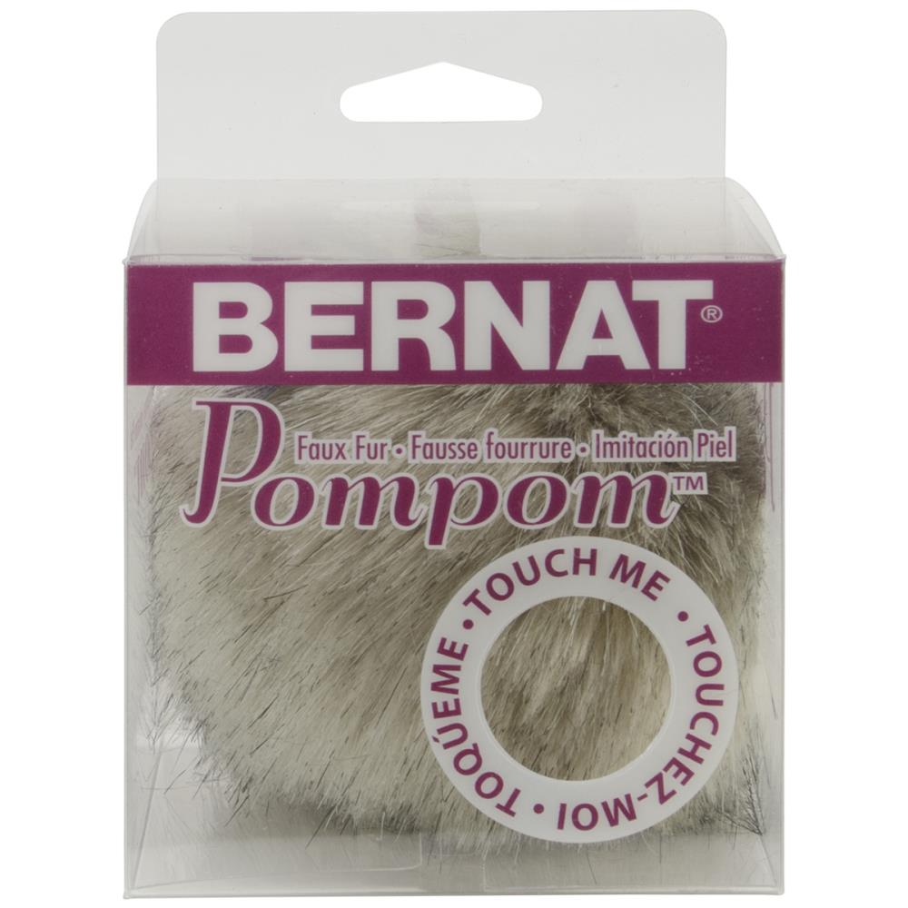 Faux Fur Pom Pom by Bernat, Large 3" Diameter, Knit a Pom Pom Hat Faux Fur Pompoms by Bernat, Large 3" Diameter Yarn Designers Boutique