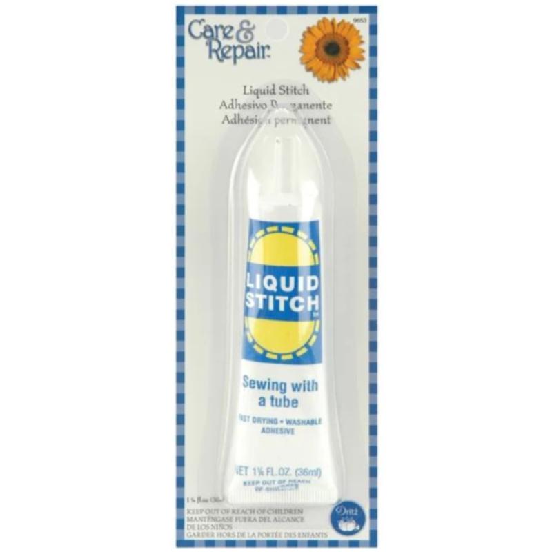 Dritz Liquid Stitch Mending Glue, Add Trims & Sequins without Sewing Liquid Stitch Mending Glue, Dritz Yarn Designers Boutique