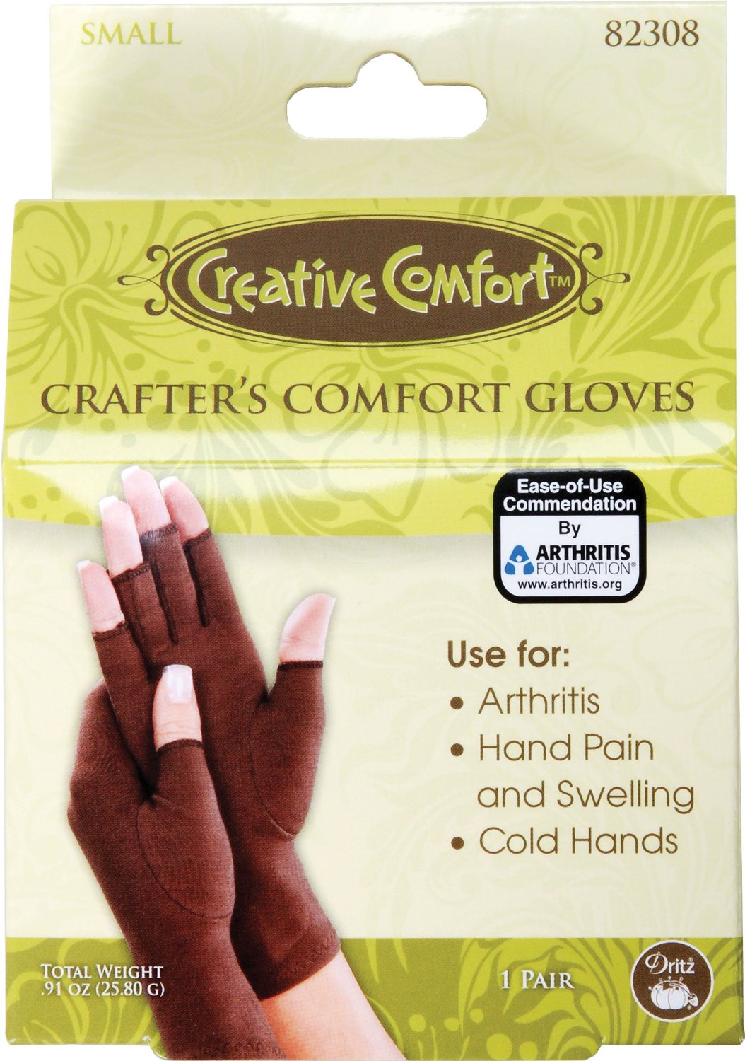 Creative Comfort Crafter's Comfort Gloves 1 Pair