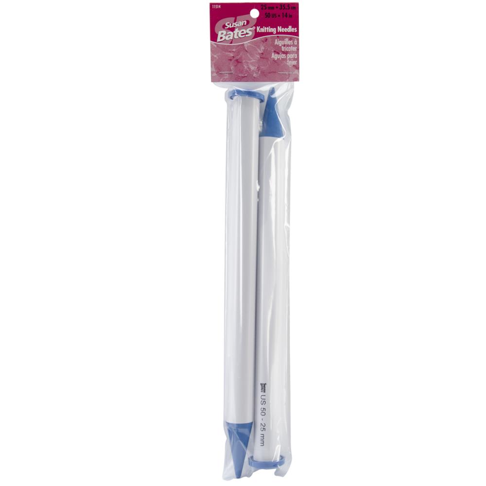 Knitting Needles | Lightweight Needles for Jumbo Knitting, Luxite Luxite Large Size Plastic Single Point Knitting Needles, 14” Long Yarn Designers Boutique
