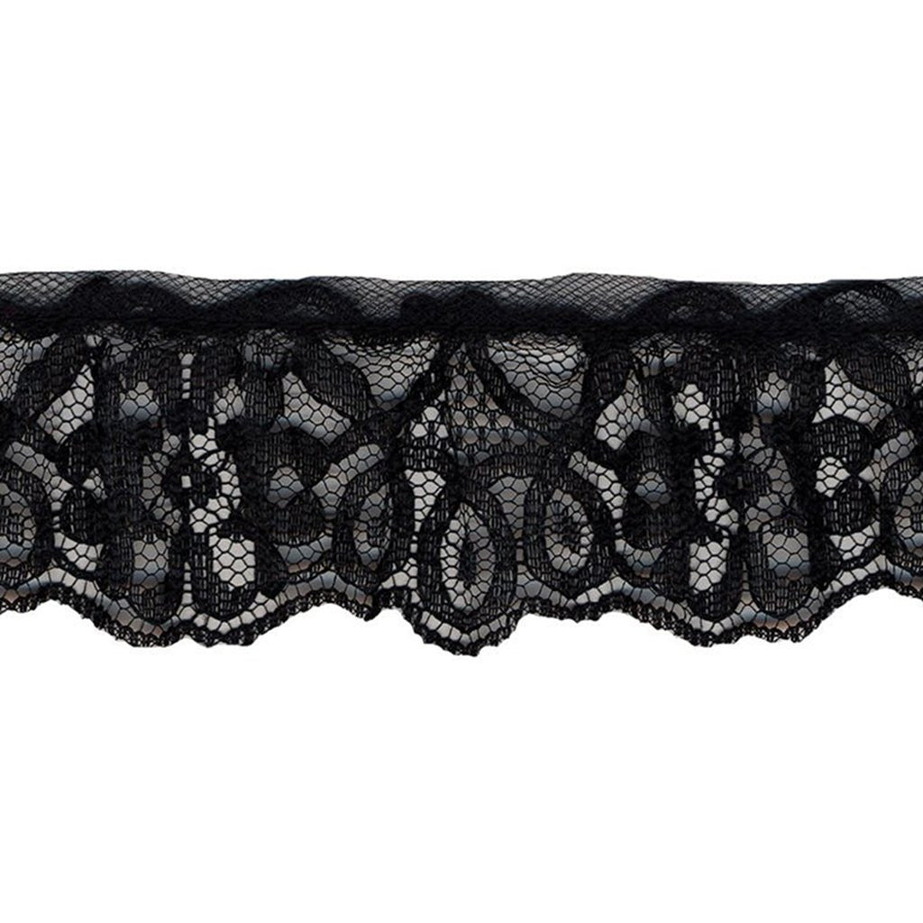 Black Cotton Lace Sewing Trims for sale