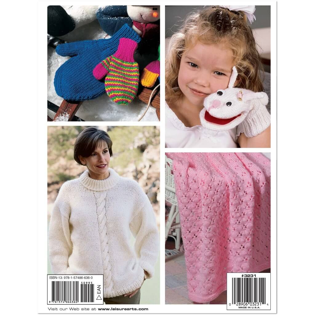 Learn How to Knit in 10, 20, & 30 Minutes, Quick Easy Lessons 10-20-30 Minutes to Learn to Knit, Pattern Book Yarn Designers Boutique