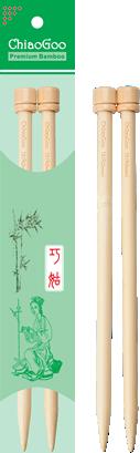 Knitting Needles | Chiao Goo 9" Single Point Needles, Eco Bamboo ChiaoGoo 9" Single Point Knitting Needles Yarn Designers Boutique