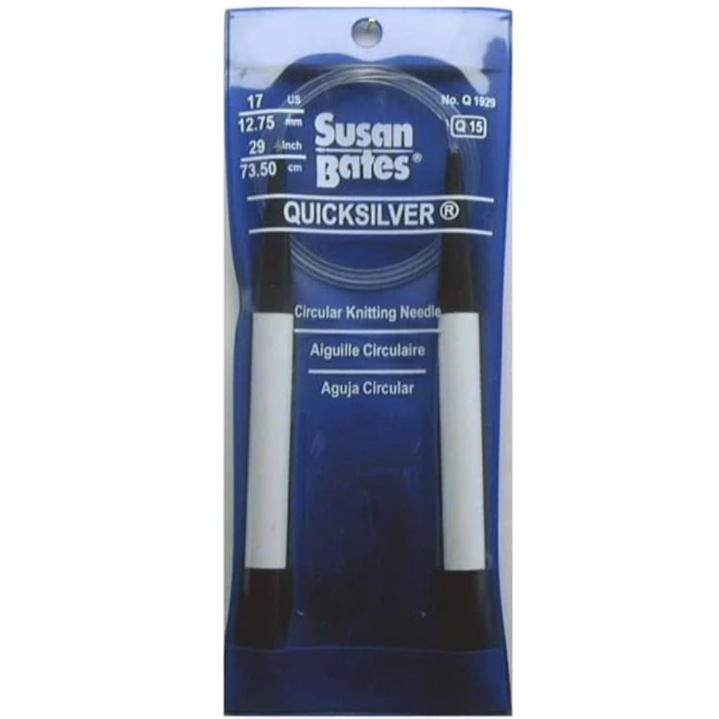 Knitting Needles | Quicksilver Circular Needles, 16-29 Inch, US2-19 Quicksilver Circular Knitting Needles, 16" - 29" Length Yarn Designers Boutique