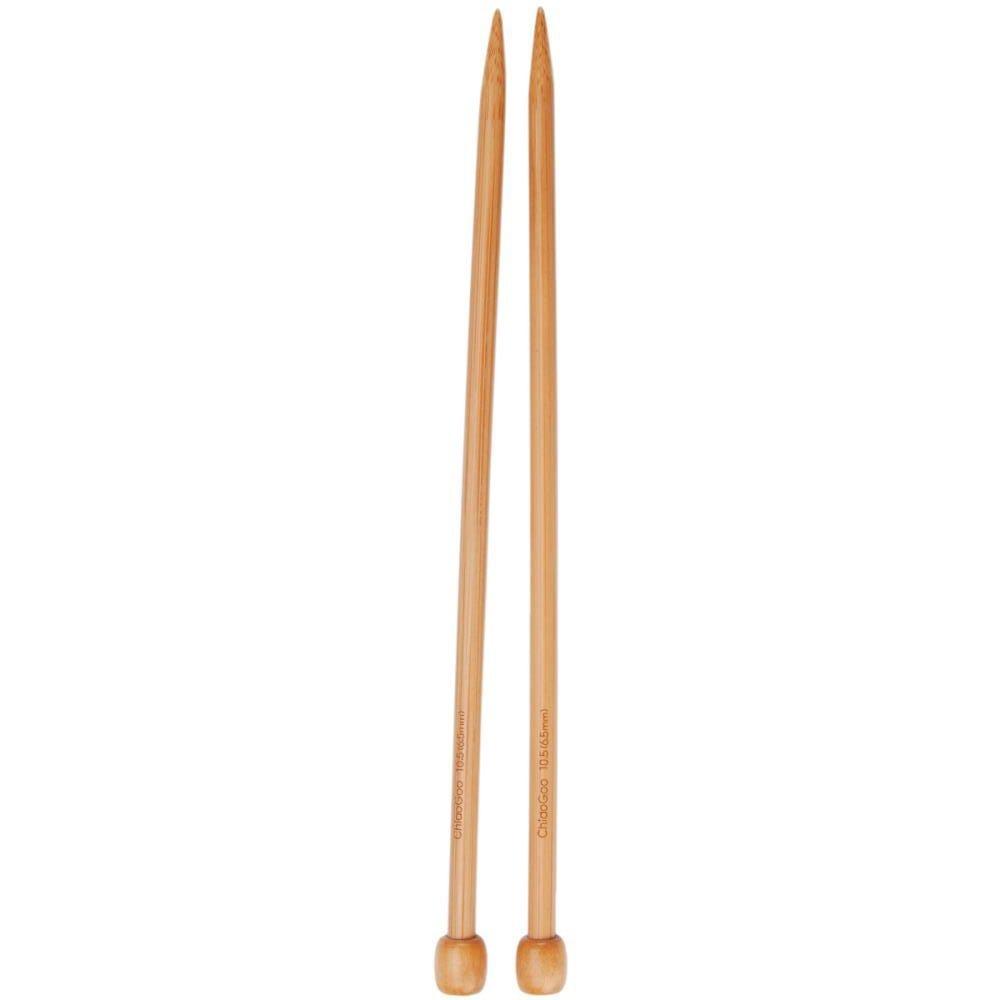 Knitting Needles | Chiao Goo 9" Single Point Needles, Eco Bamboo ChiaoGoo 9" Single Point Knitting Needles Yarn Designers Boutique