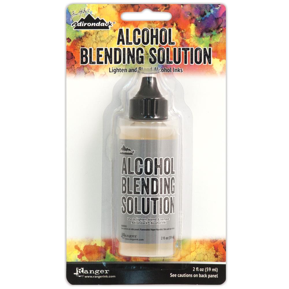 Alcohol Ink Blending Solution vs. Alcohol