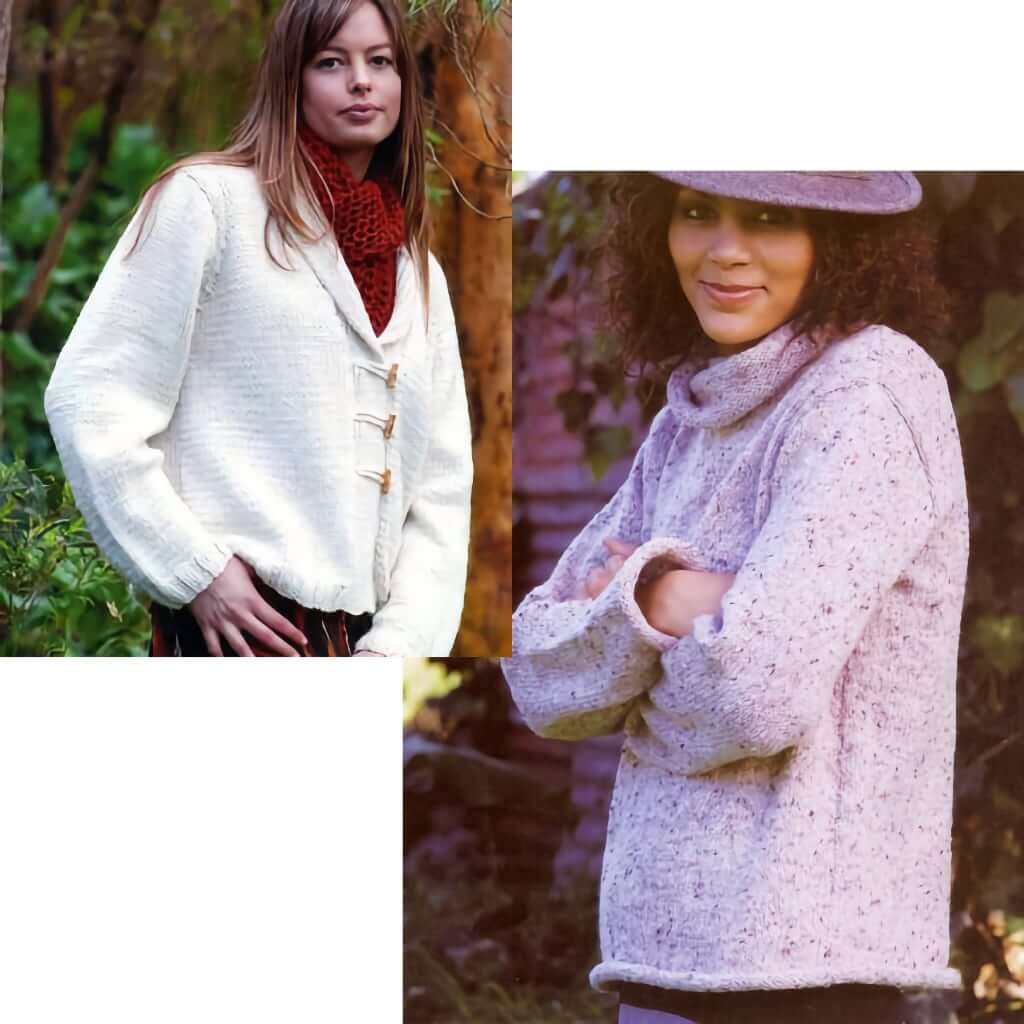 Womens Sweater Knitting Patterns | Ella Rae Designs for Queensland Collection Ella Rae Designs for Queensland Collection, Book Seven Yarn Designers Boutique