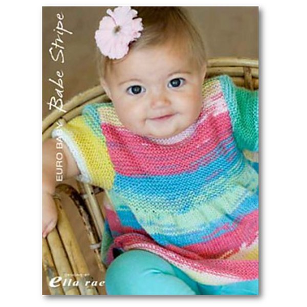 Baby Knitting Patterns | Babe Stripe Pattern Book by Ella Rae, EY110 Euro Baby Babe Stripe Pattern Book by Ella Rae Yarn Designers Boutique