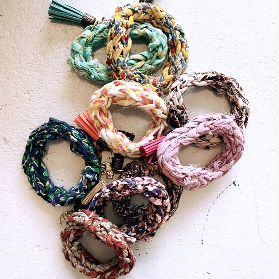 Knit Collage Yarns Wildflower Mini Skein Sampler Kit, 100% Cotton Yarn Wildflower Mini Skein Sampler Set from Knit Collage Yarn Designers Boutique
