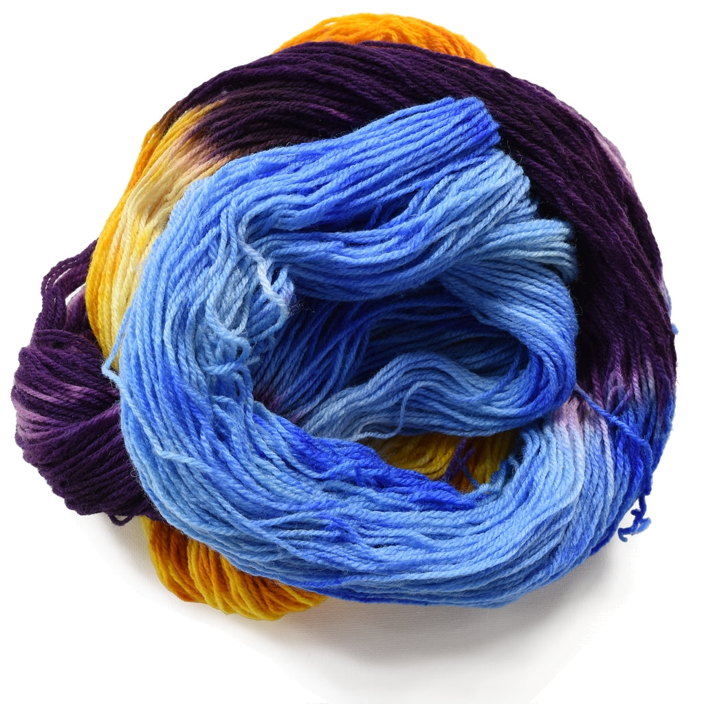 Hand Dyed Yarn, Caribbean Party, Worsted, DK & Sock Yarn Hand Dyed Yarn, Caribbean Party (Choose Your Base Yarn) Yarn Designers Boutique