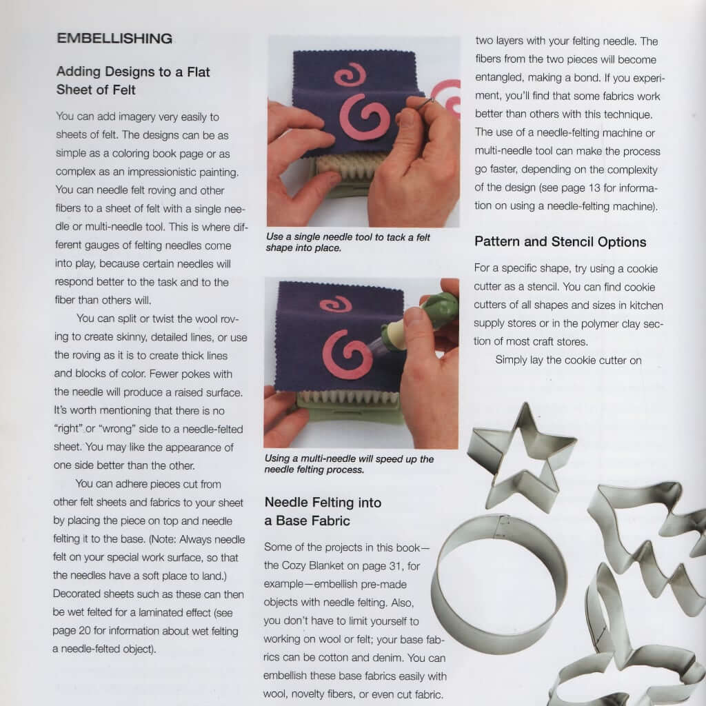 How to Felt | Designer Needle Felting: Easy Techniques by Terry Taylor Designer Needle Felting: Contemporary Styles, Easy Techniques Yarn Designers Boutique