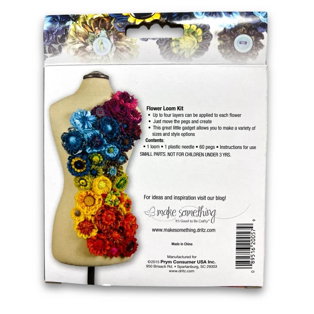 Dritz Flower Maker Loom Kit | Create Beautiful Multi-Layered Flowers Flower Maker Loom by Dritz Yarn Designers Boutique