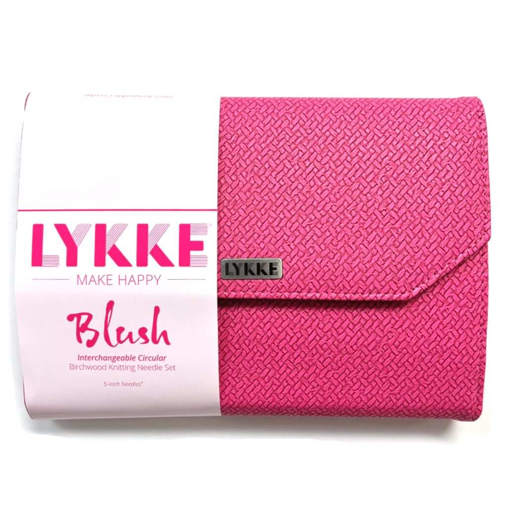 Knitting Needles | Lykke Interchangeable Circular Needle Set, US 4-17 Blush Interchangeable Circular Knitting Needle Set, US 4-17, Lykke Yarn Designers Boutique