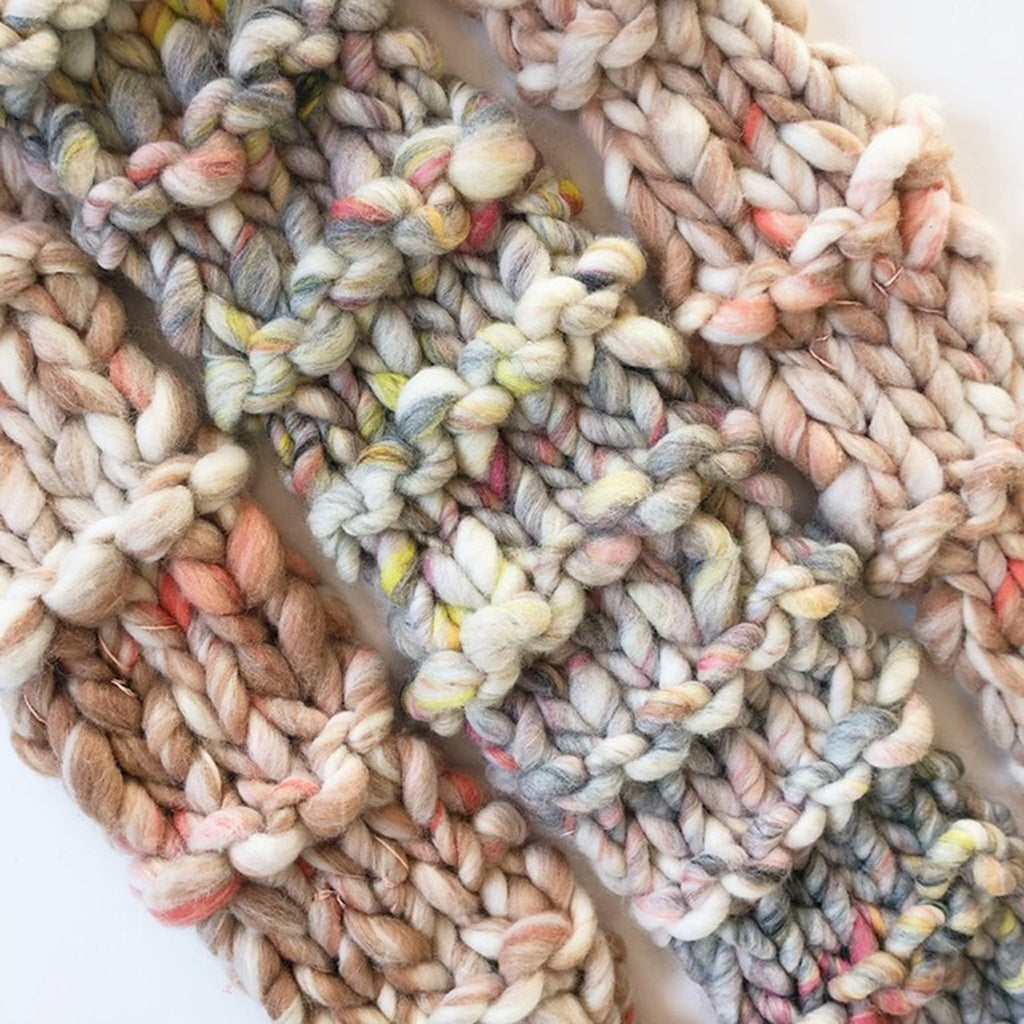 Wool Yarn, Jumbo Knitting Wool, Knit Collage Wanderlust, Handspun Yarn Wanderlust Yarn by Knit Collage Yarn Designers Boutique