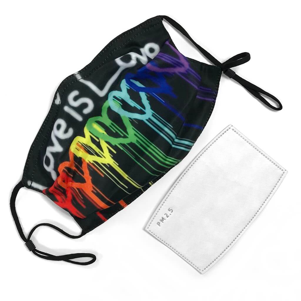 Adjustable Covid Mask, Reusable Face Masks with Filter & Nose Wire Adjustable Face Masks with Filter Yarn Designers Boutique