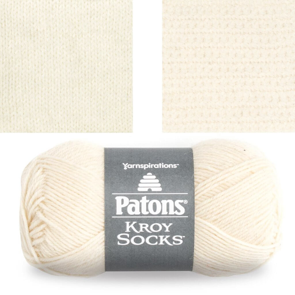 Patons Yarn, Kroy Sock, Easy-Care Machine Wash Knitting Yarn for Socks Kroy Sock Yarn from Patons Yarn Designers Boutique