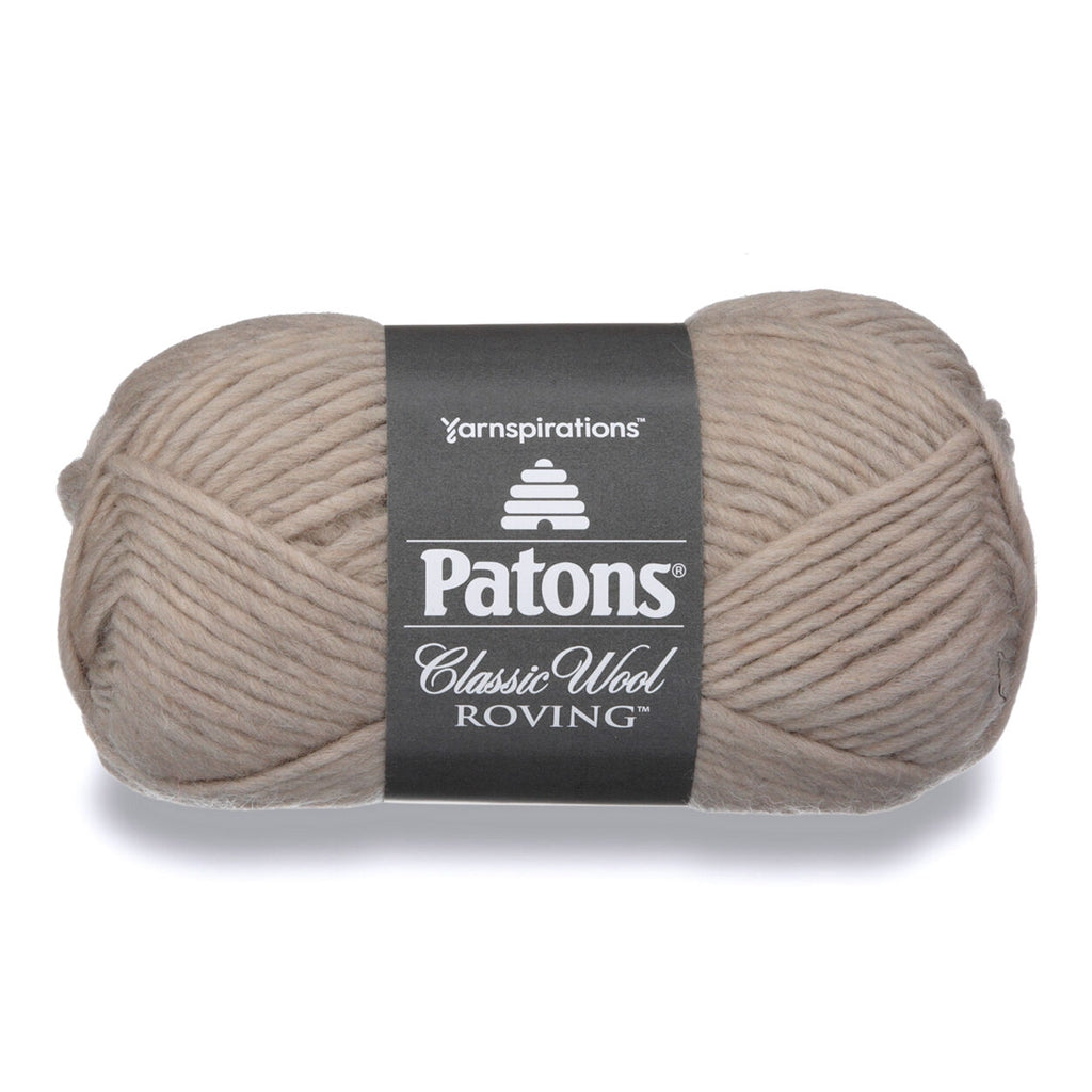 Patons Classic Wool Roving Yarn, Bulky 100% Wool Knitting Yarn Classic Wool Roving by Patons Yarn Designers Boutique