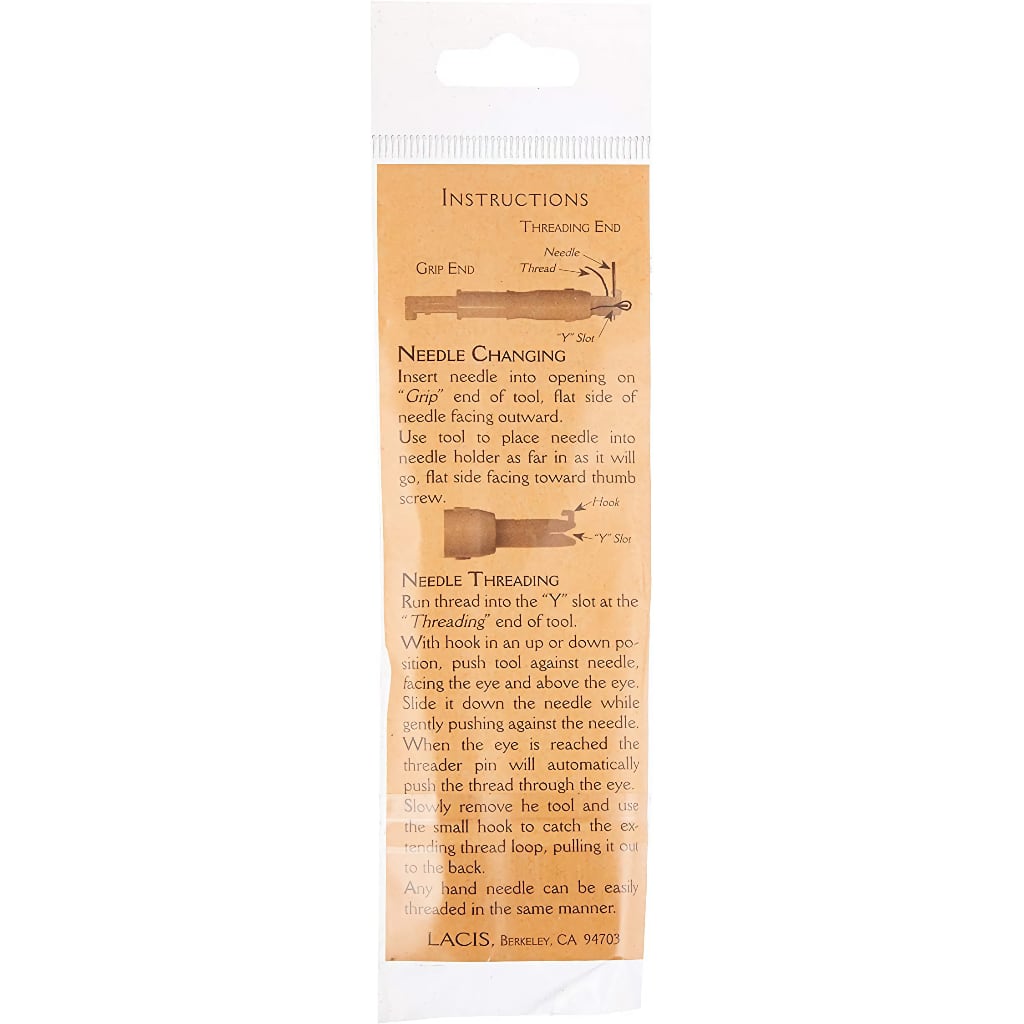 Needle Threader | Sewing Machine Needle Threading Tool by Lacis Needle Threading Tool by Lacis Yarn Designers Boutique