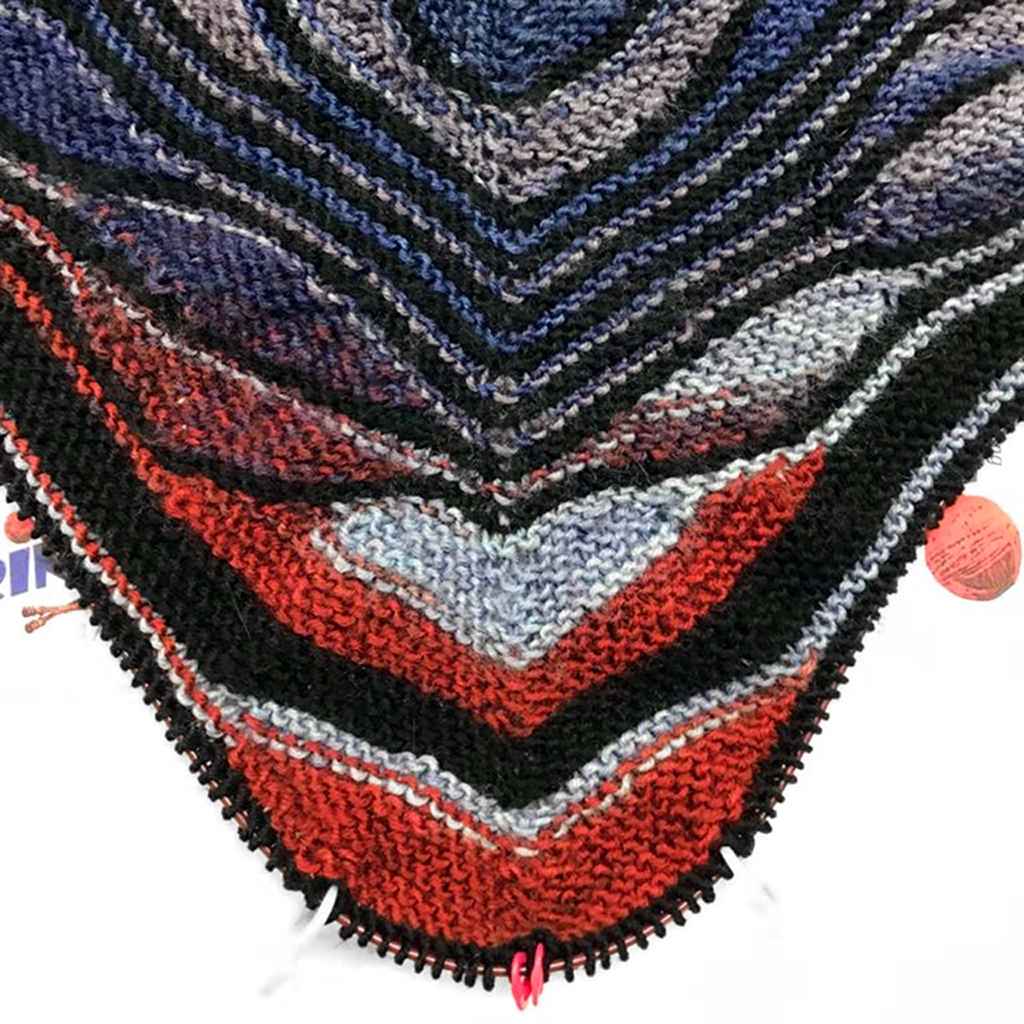 Butterfly Papillon Shawl Kit, MarinJaKnits Yarn Kit & Knitting Pattern Butterfly Papillon Shawl Kit by Marin Melchior Yarn Designers Boutique